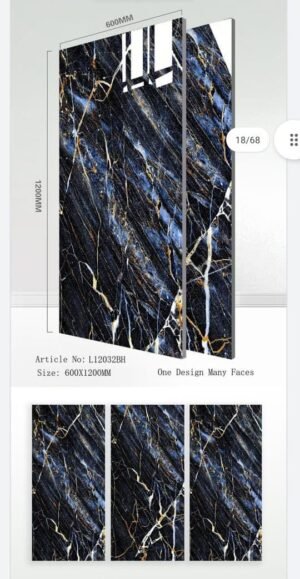 Makkah Sanitary Traders One Design Many Faces Tiles Artical No:L12032BH 600x1200