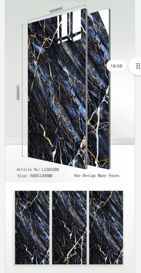 Makkah Sanitary Traders One Design Many Faces Tiles Artical No:L12032BH 600x1200