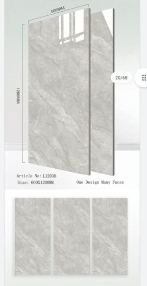 Makkah Sanitary Traders One Design Many Faces Tiles Article No:L12036 600x1200