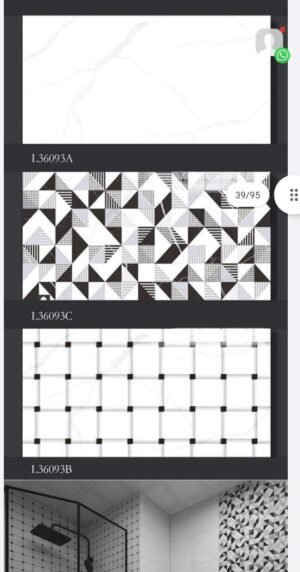 Makkah Sanitary Traders Tiles Article No:L36093A,L36093C,L36093B