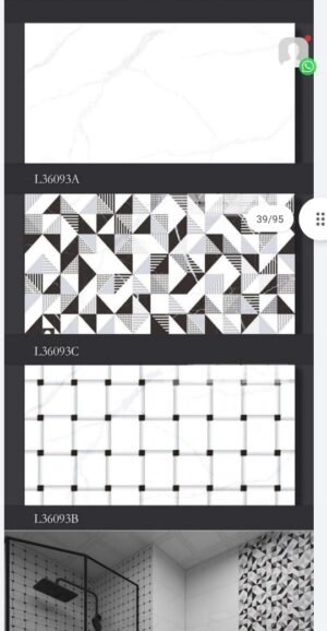 Makkah Sanitary Traders Tiles No:L36093A,L36093C,L36093B