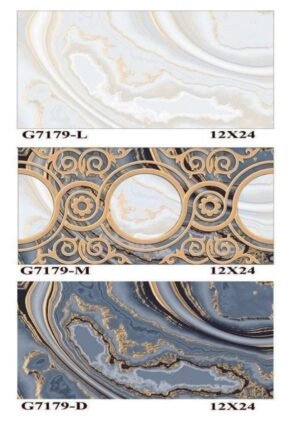 Makkah Sanitary Traders Tiles No:G7179-L,G7179-M,G7179-D  12x24