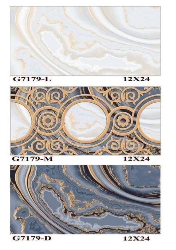Makkah Sanitary Traders Tiles No:G7179-L,G7179-M,G7179-D  12x24