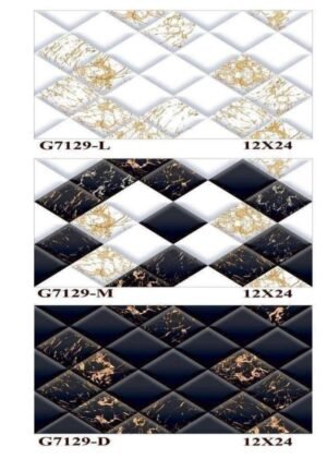 Makkah Sanitary Traders Tiles G7129-L,G7129-M,G7129-D 12x24