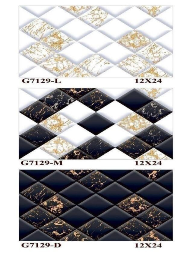 Makkah Sanitary Traders Tiles G7129-L,G7129-M,G7129-D 12x24