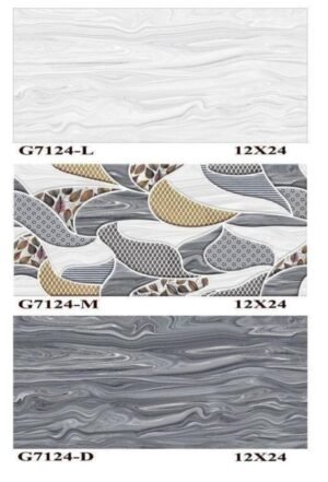 Makkah Sanitary Traders Tiles No:G7124-L,G7124-M,G7124-D  12x24