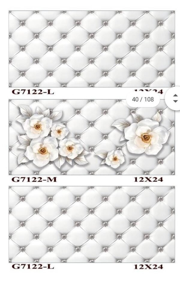 Makkah Sanitary Traders Tiles No:G7122-L,G7122-M  12x24